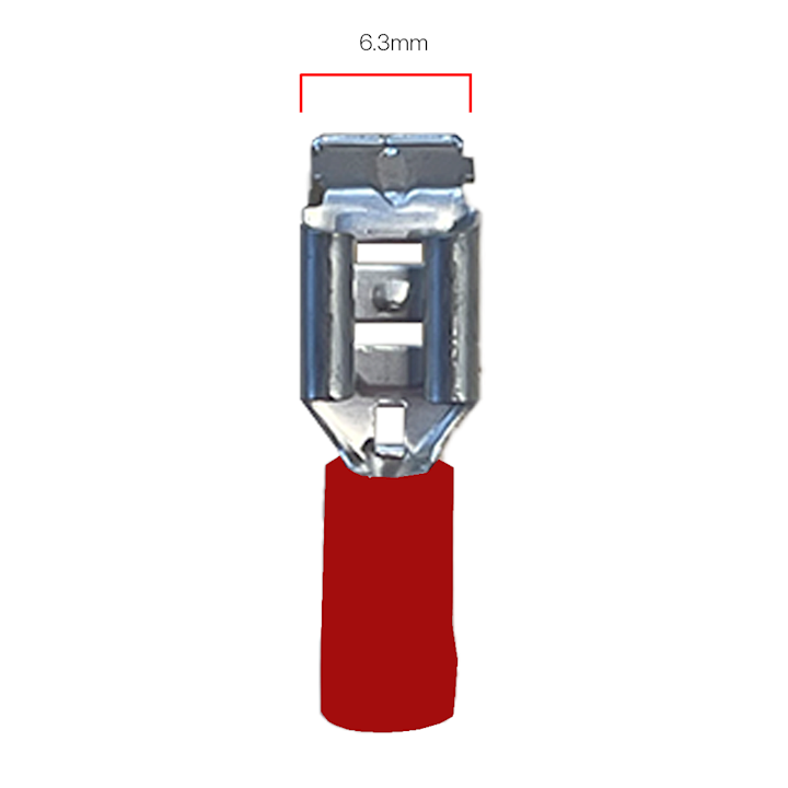 6.3mm Piggyback Terminal - Red (WT.33)